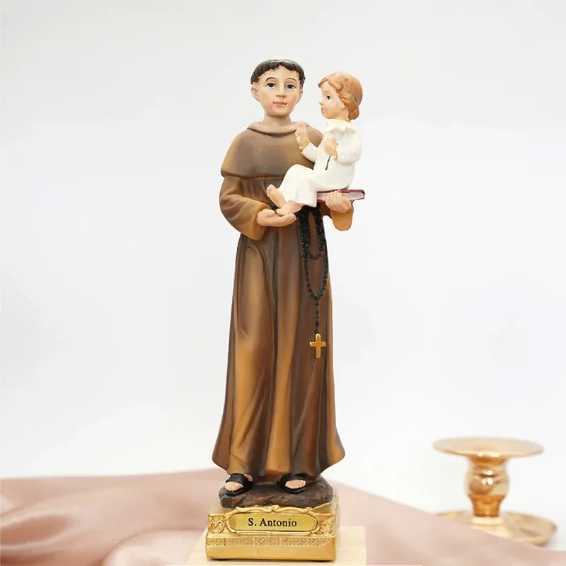 Estátua de Santo Antônio em Resina - 20/30cm