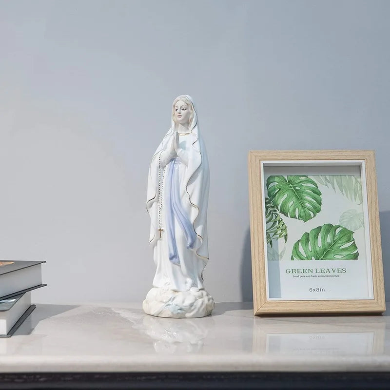 Imagem de Nossa Senhora de Lourdes em Porcelana – 30cm