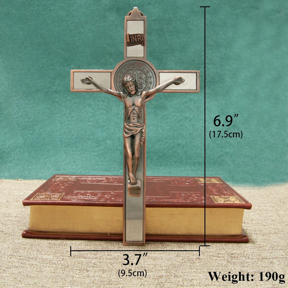 Crucifixo de Parede com Medalha de São Bento