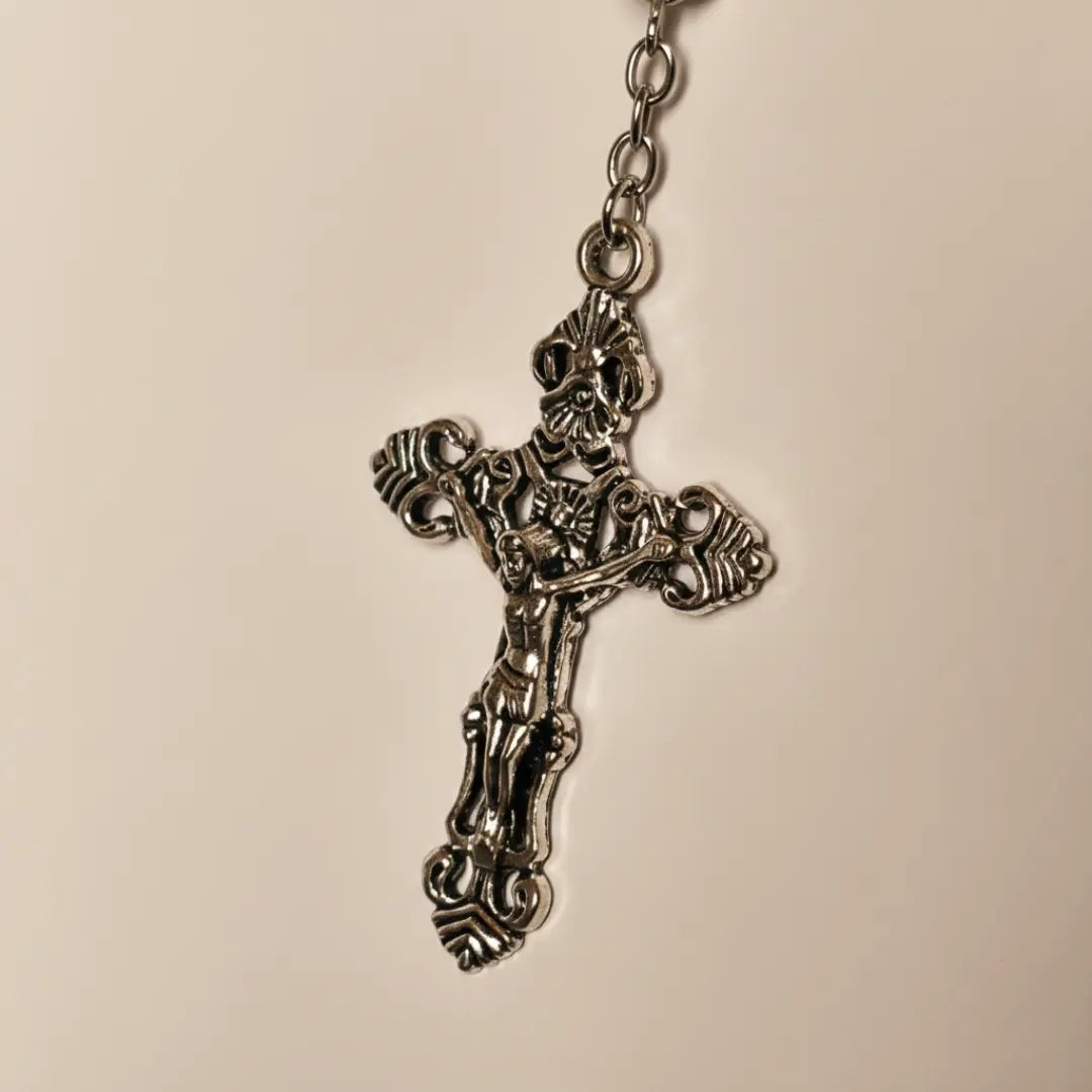 terço de pérola, terço branco, terço feminino, colar terço feminino, terço de nossa senhora das graças