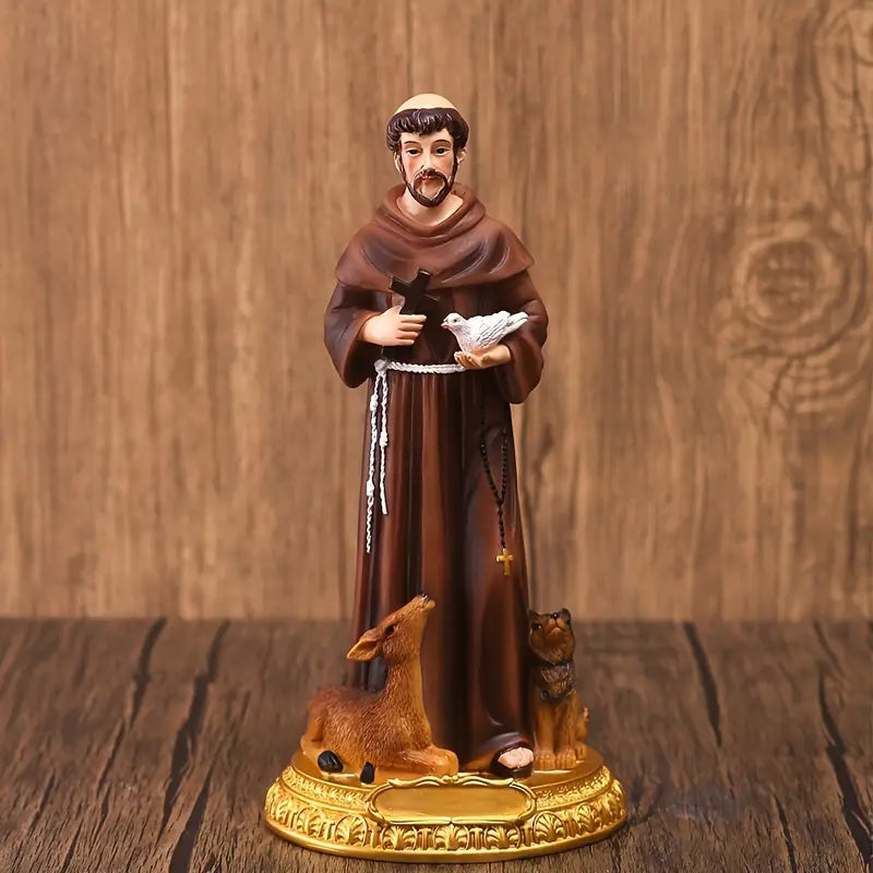 Imagem de São Francisco de Assis em Resina – 21cm