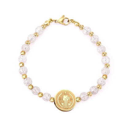 Pulseira Feminina São Bento com Cristais