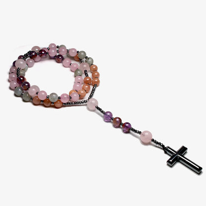 Terço Feminino de Pedras Naturais