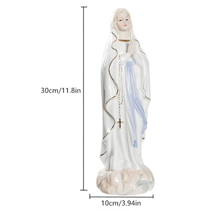 Imagem de Nossa Senhora de Lourdes em Porcelana – 30cm
