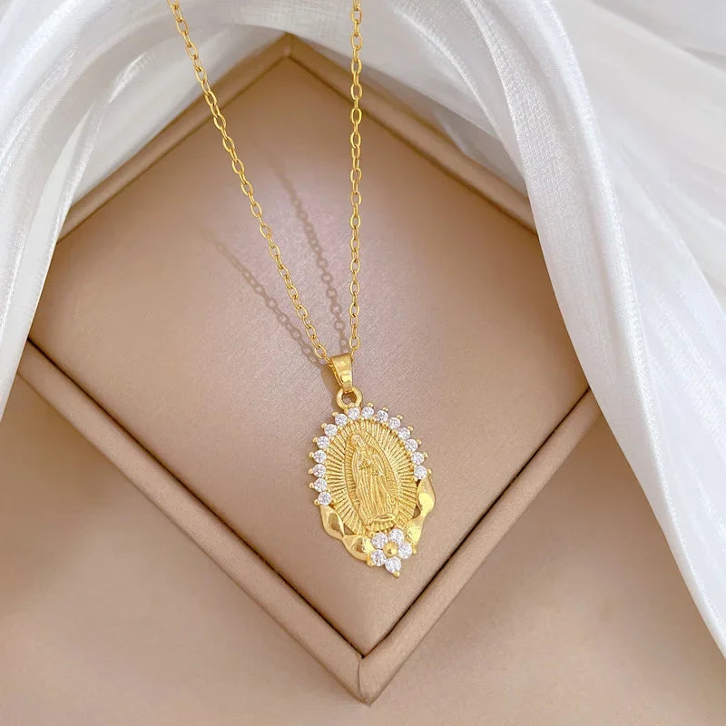 colar nossa senhora de guadalupe