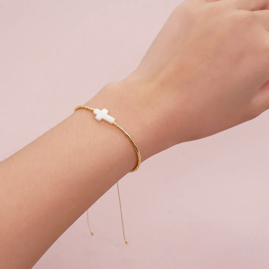 pulseira com cruz