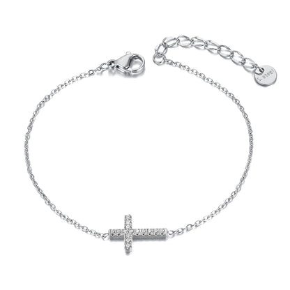 pulseira feminina com cruz