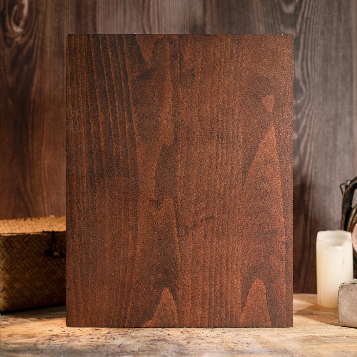 Escultura em Madeira da Virgem Maria - Coração Sagrado