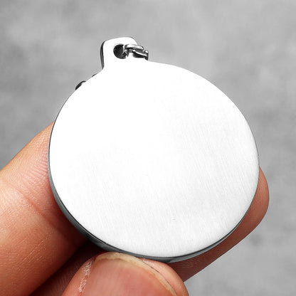 Colar Masculino de São Miguel Arcanjo em Aço Inoxidável