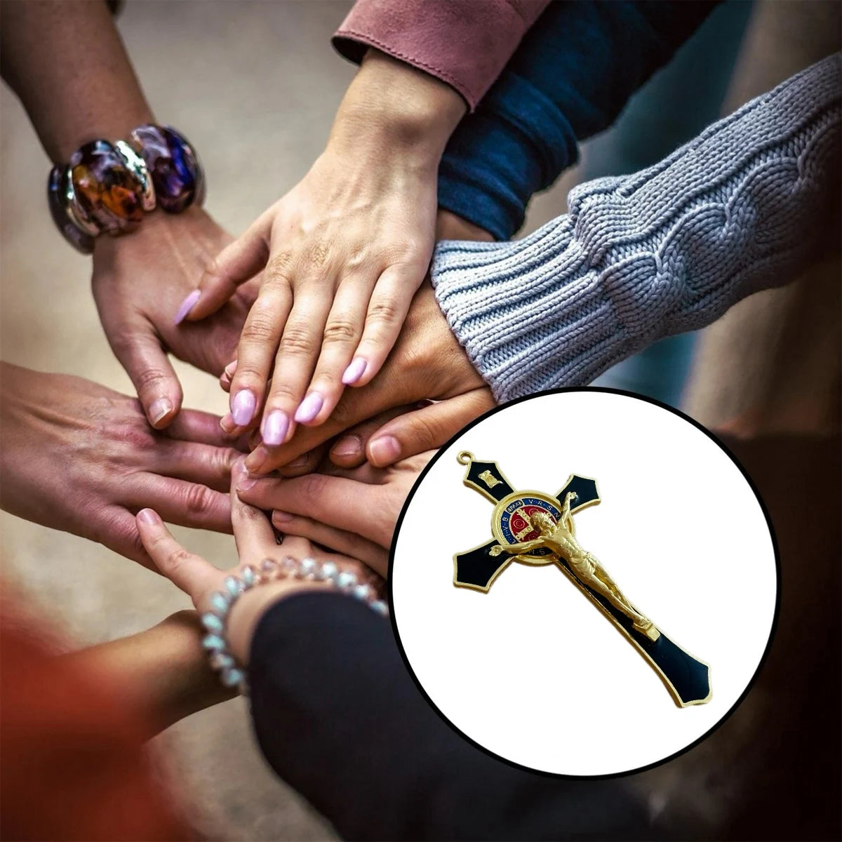 Cruz de São Bento 12cm