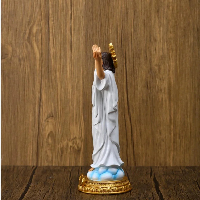 Imagem de Jesus Cristo Ressuscitado em Resina 22,5cm