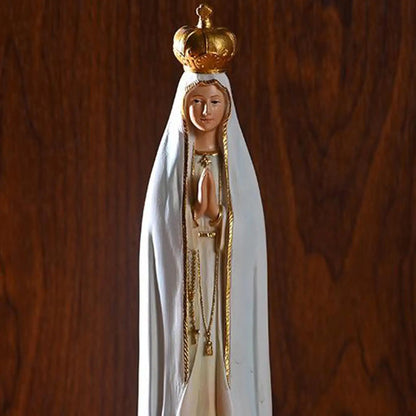 Imagem de Nossa Senhora de Fátima em Resina 21cm