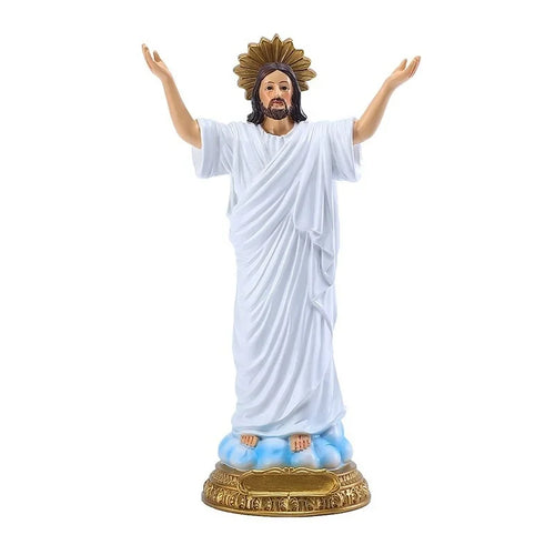 Imagem de Jesus Cristo Ressuscitado em Resina 22,5cm