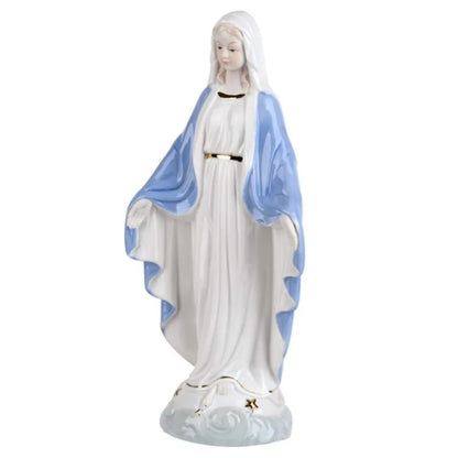 Imagem de Porcelana Nossa Senhora das Graças Pintada à Mão