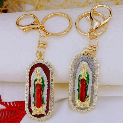 Chaveiro Dourado Nossa Senhora de Guadalupe