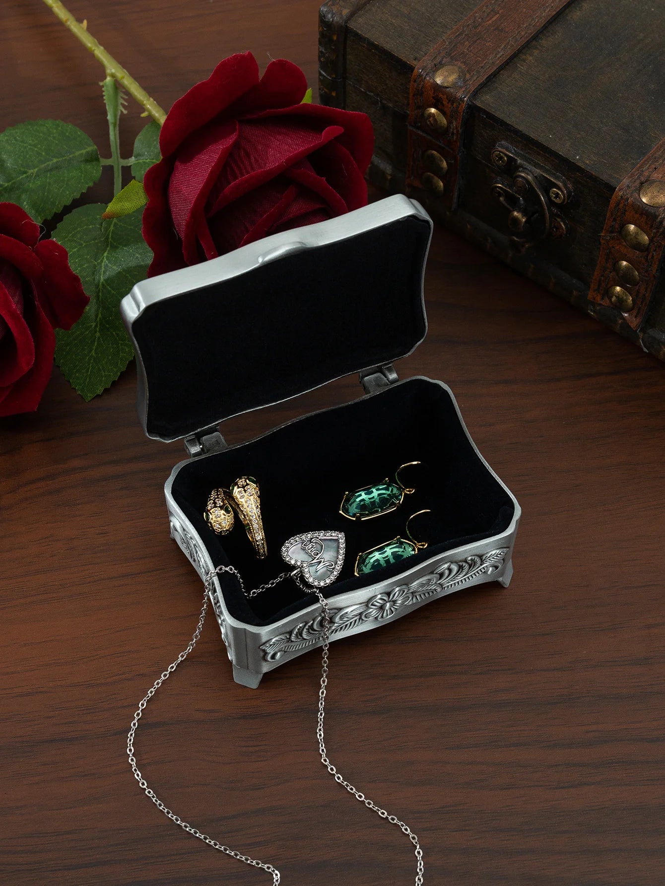 Caixa de Jóias Última Ceia - Artesanato Retro em Metal