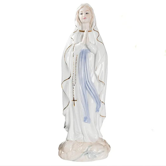 Imagem de Nossa Senhora de Lourdes em Porcelana – 30cm