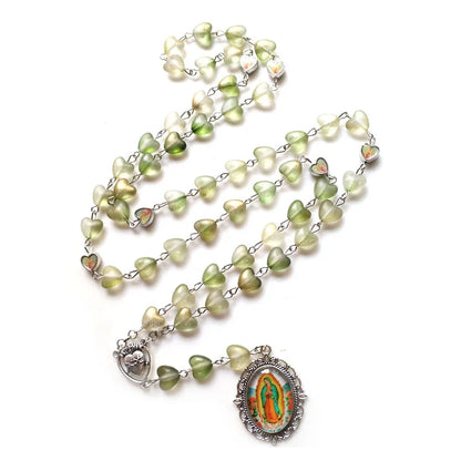 Terço das Dores de Maria com Contas de Coração