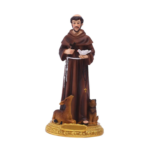 Imagem de São Francisco de Assis em Resina – 21cm