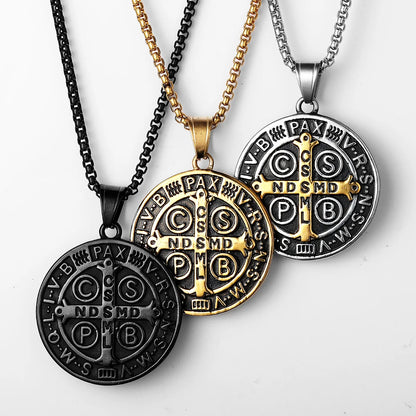 Colar Masculino Medalha de São Bento