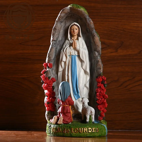 Imagem de Nossa Senhora de Lourdes em Resina – 20cm