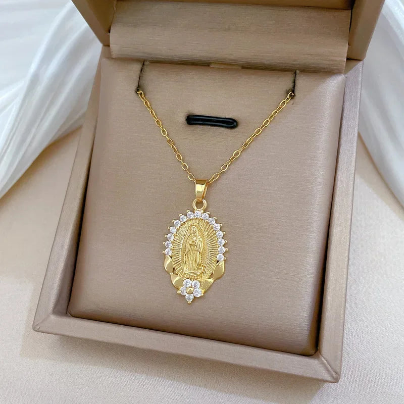colar nossa senhora de guadalupe