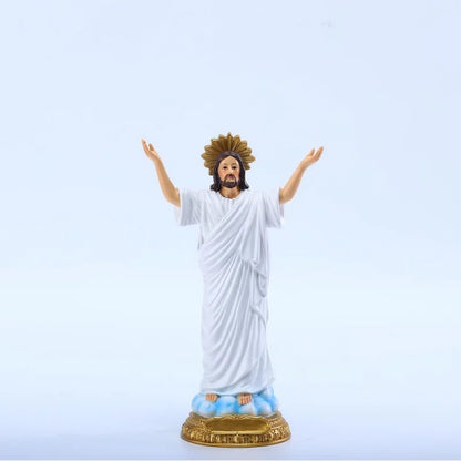 Imagem de Jesus Cristo Ressuscitado em Resina 22,5cm