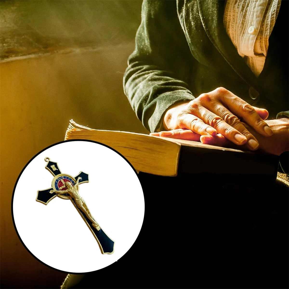 Cruz de São Bento 12cm