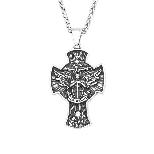 Colar de São Miguel Arcanjo — embalagem Sacra Decor