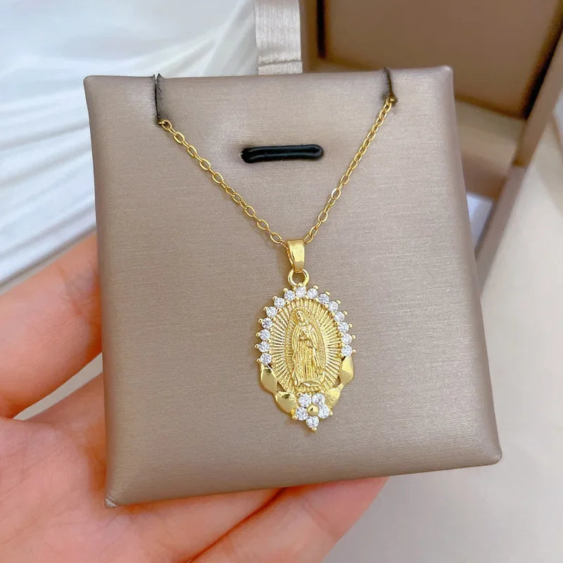 colar nossa senhora de guadalupe