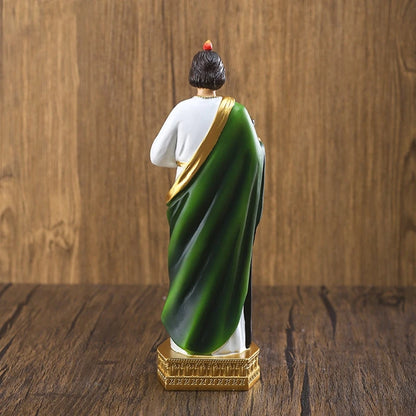 Imagem de São Judas Tadeu em Resina Pintada à Mão