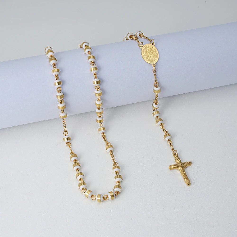 Terço Banhado a Ouro 18k