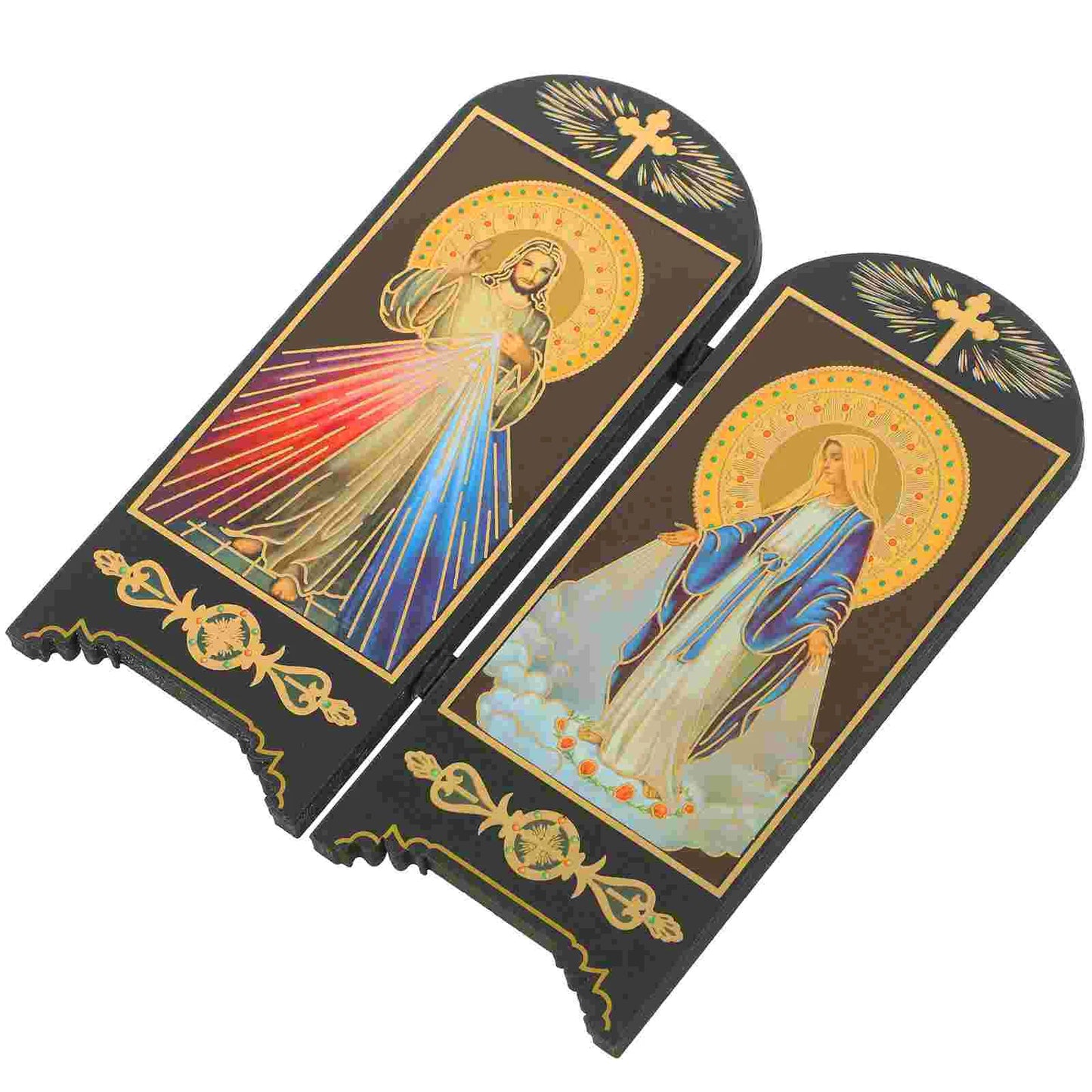 Bíblia abençoada virgem maria estátua nossa senhora graça estatueta mesa católica natal decoração de casa jesus