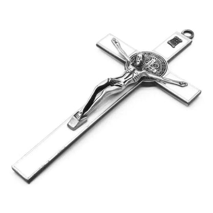 Jesus em pé Cruz Crucifixo Parede, Relíquias da Igreja, Casa Antiga, Decoração Capela, 1Pc