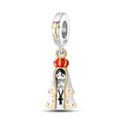 Berloque de Prata 925 Nossa Senhora de Fátima