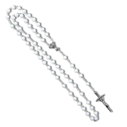 terço branco, terço da eucaristia