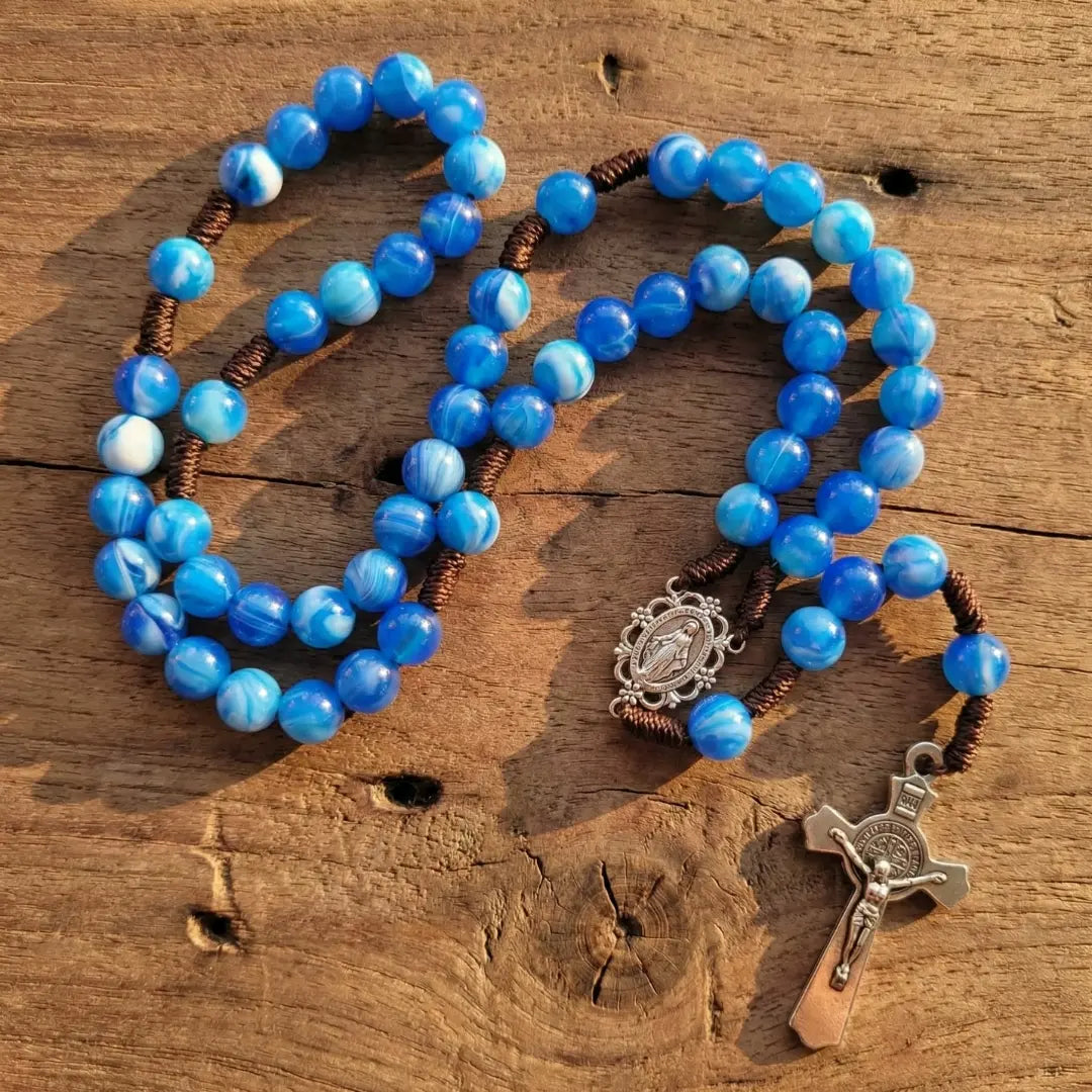 erço de nossa senhora das graças, terço azul, terço de são bento