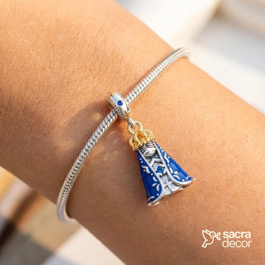 Berloque de Prata 925 Nossa Senhora Aparecida