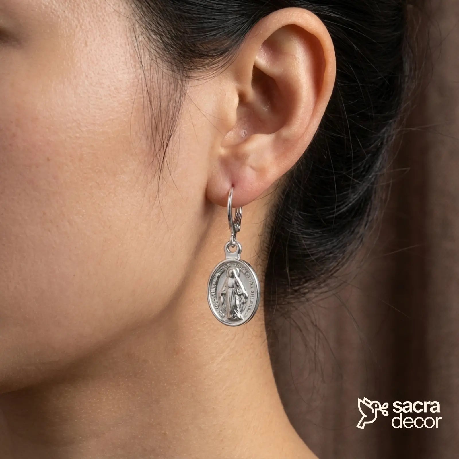 Brincos de Gota Nossa Senhora das Graças