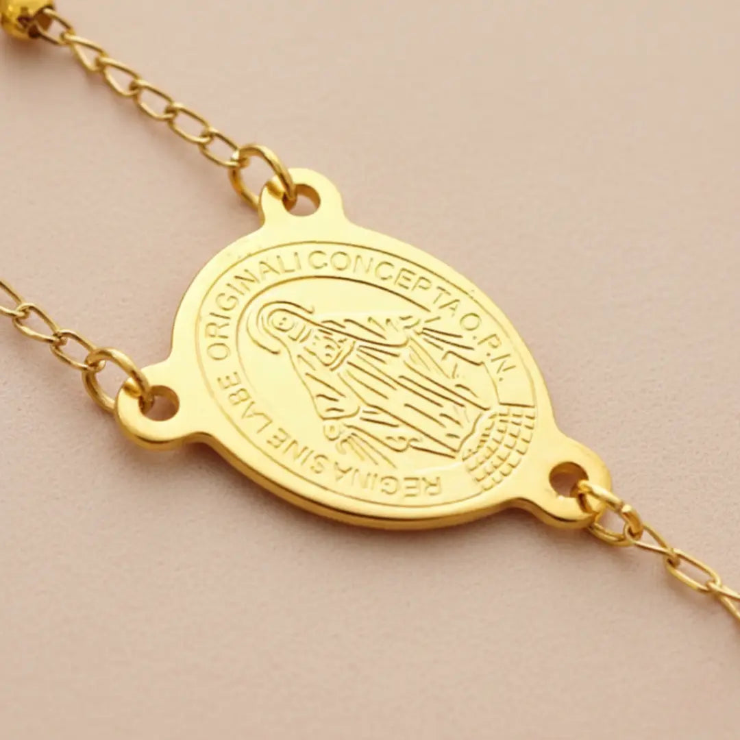 colar terço feminino