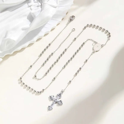 colar terço feminino