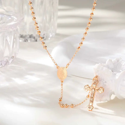 colar terço feminino