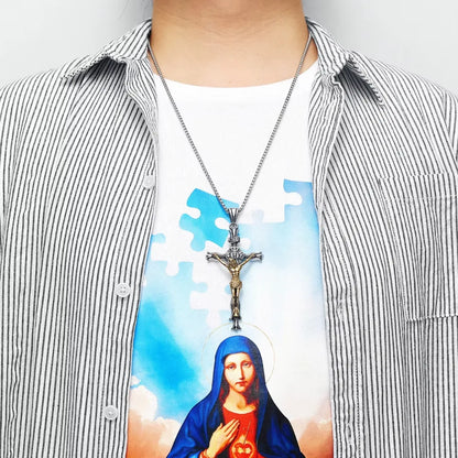 Crucifixo Colar Masculino