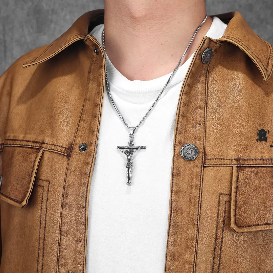 Crucifixo Colar Masculino