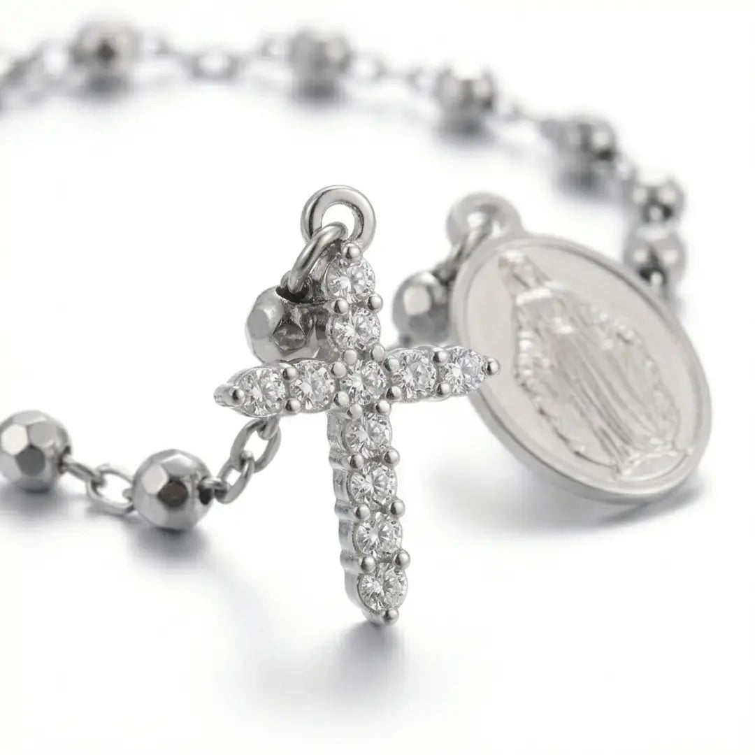 pulseira católica feminina de nossa senhora das graças