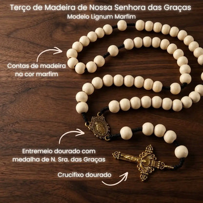 terço de madeira