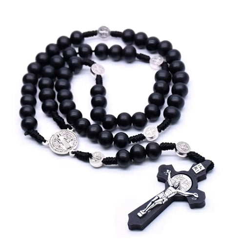 Terço de São Bento Modelo Arbor Black