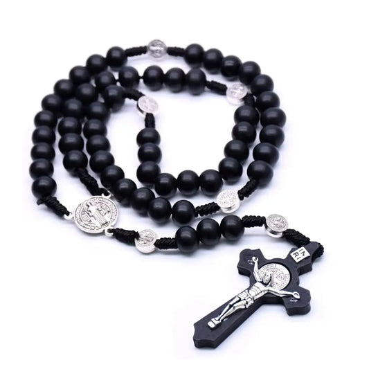 Terço de São Bento Modelo Arbor Black