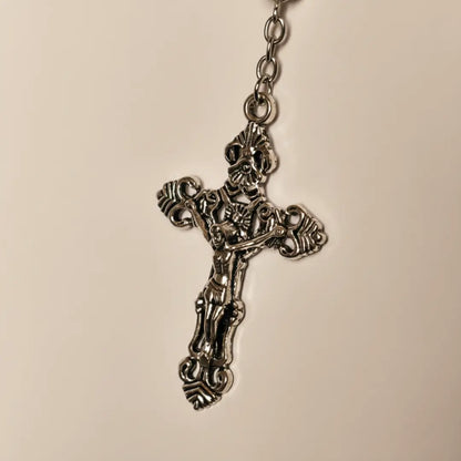 terço de pérola, terço branco, terço feminino, colar terço feminino, terço de nossa senhora das graças