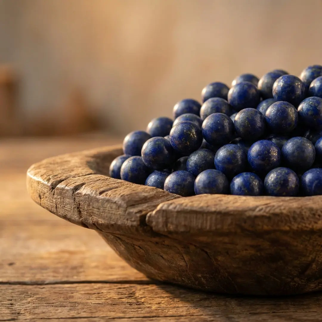 terço de nossa senhora das graças, terço azul, terço de pedras naturais